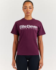 Women's Tennis Lite Tee - Cherry Cola