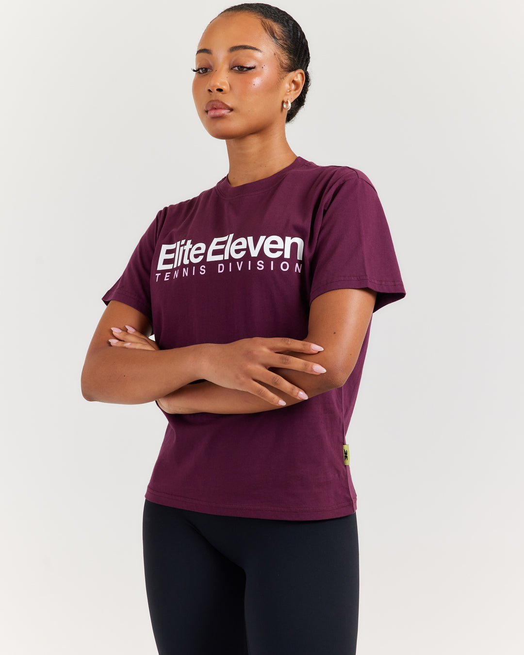 Women's Tennis Lite Tee - Cherry Cola