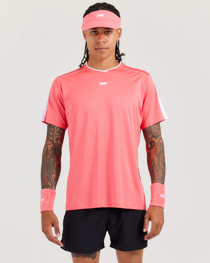 Men's Rally Tee - Pink Papaya