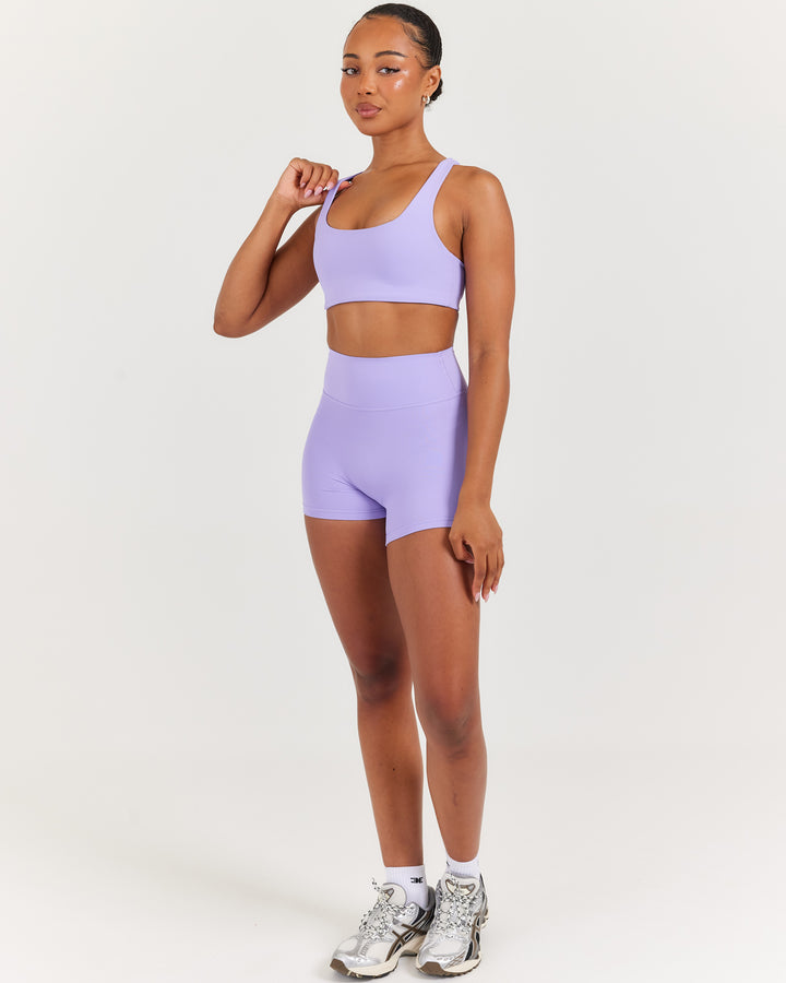 Airey Mini Shorts - Bright Lilac