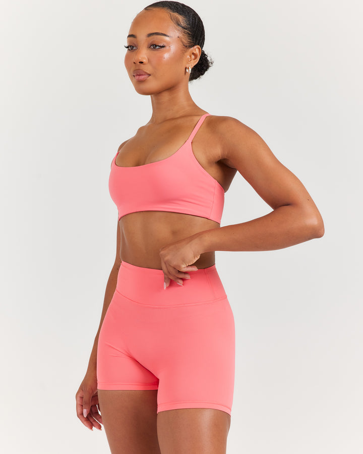 Airey Micro Bra - Pink Papaya