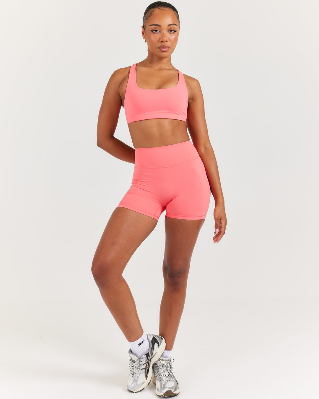 Airey Mini Shorts - Pink Papaya