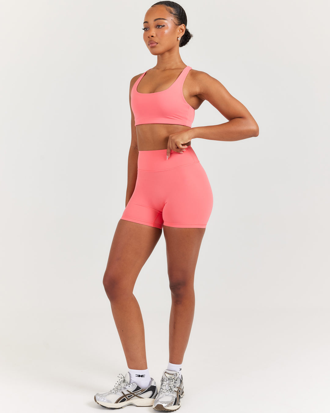 Airey Mini Shorts - Pink Papaya