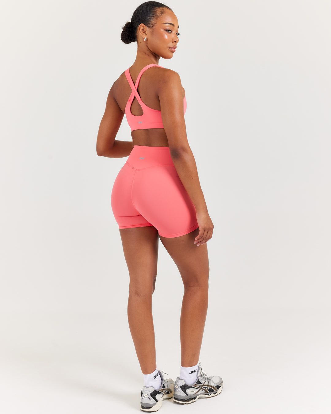Airey Mini Shorts - Pink Papaya