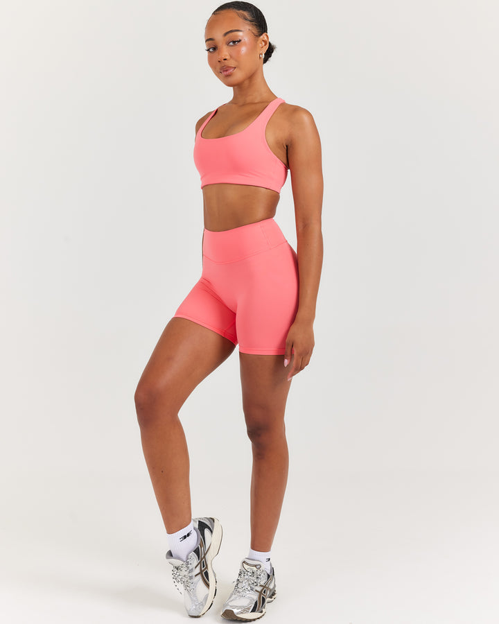 Airey Shorts - Pink Papaya