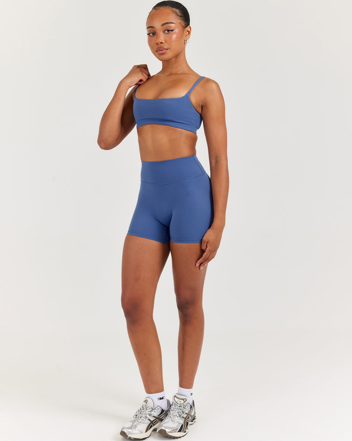 Soléa Mini Shorts - Mid Blue