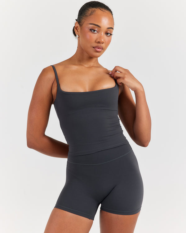 Soléa Core Tank - Charcoal