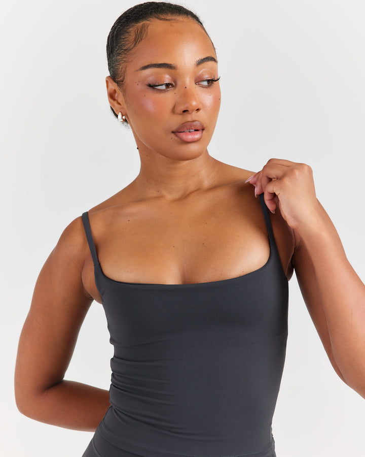 Soléa Core Tank - Charcoal