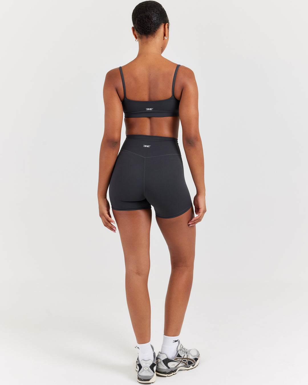 Soléa Mini Shorts - Charcoal