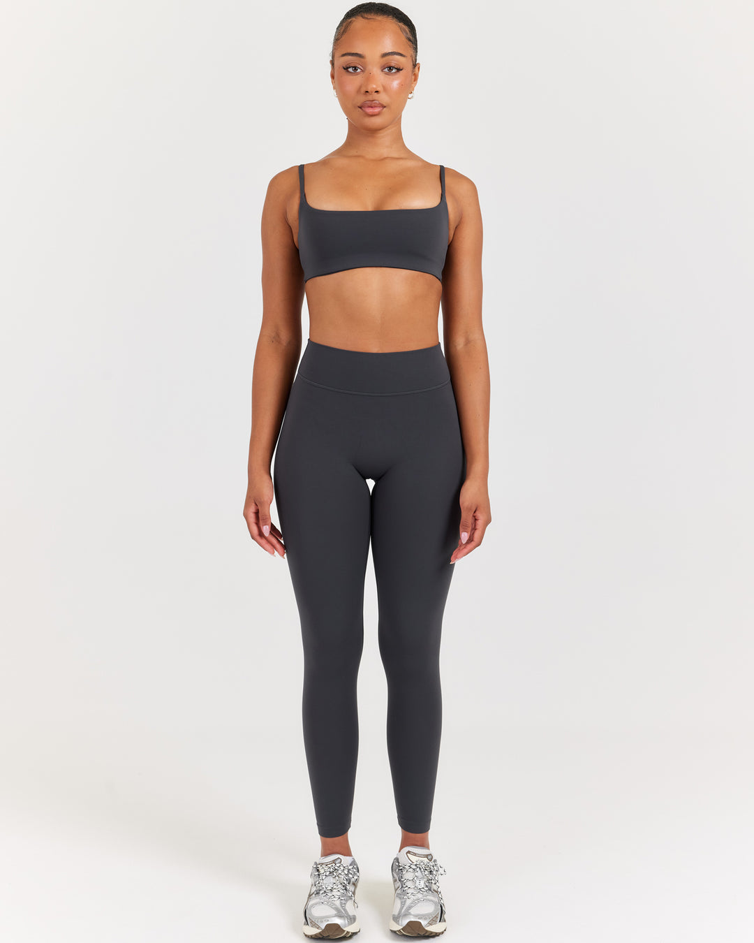 Soléa Petite Invisible Scrunch Leggings - Charcoal