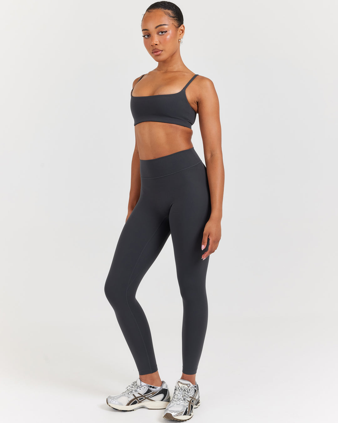 Soléa Petite Invisible Scrunch Leggings - Charcoal