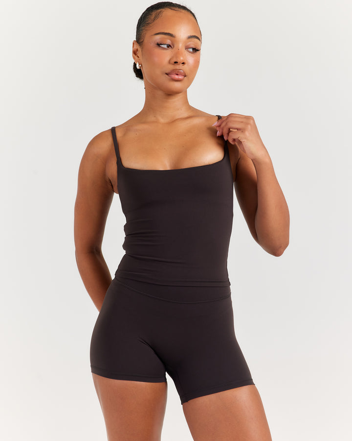 Soléa Core Tank - Coffee Bean