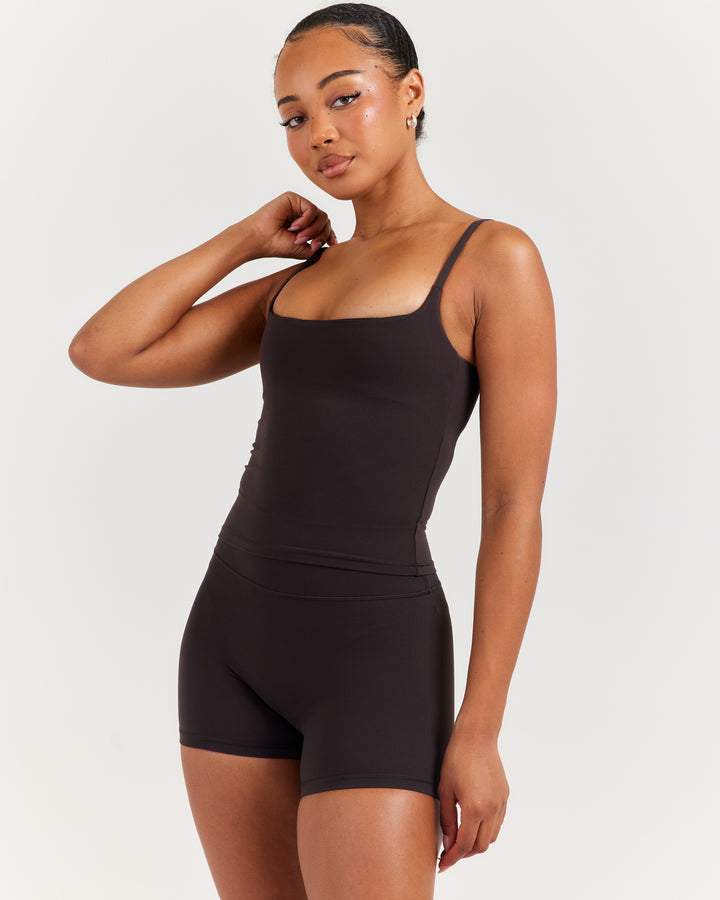 Soléa Core Tank - Coffee Bean