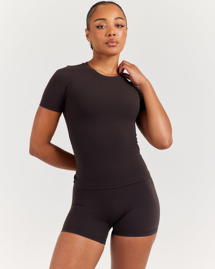 Soléa Core Tee - Coffee Bean