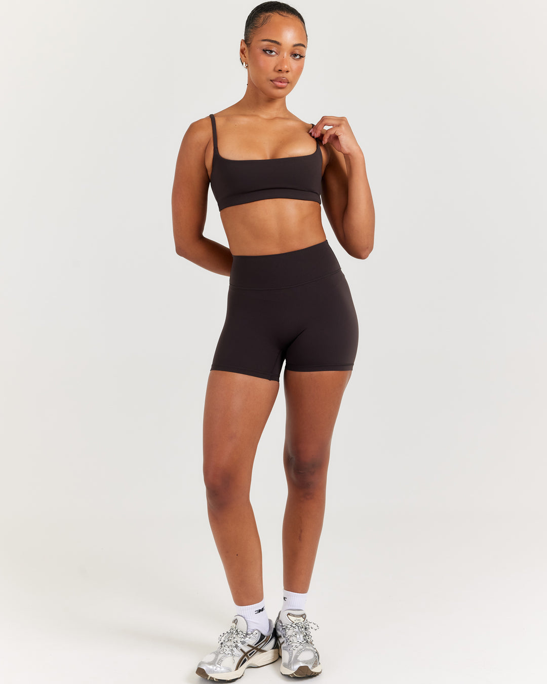 Soléa Mini Shorts - Coffee Bean