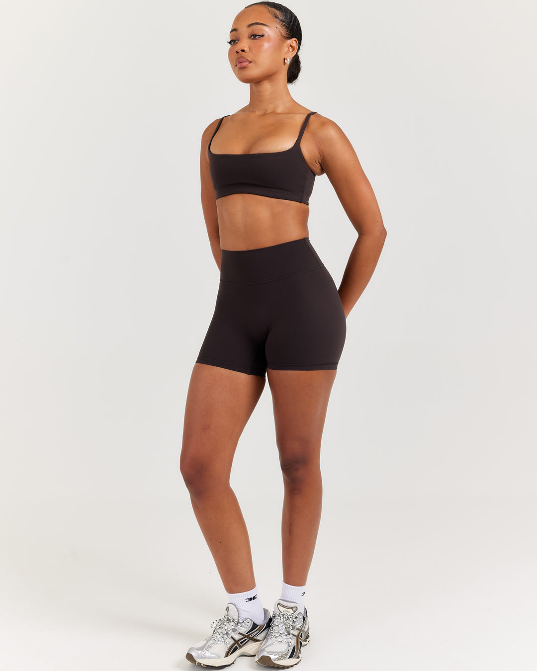 Soléa Mini Shorts - Coffee Bean