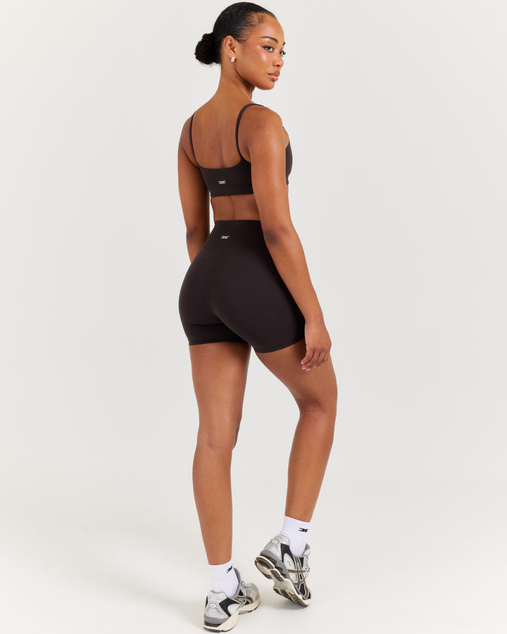 Soléa Mini Shorts - Coffee Bean