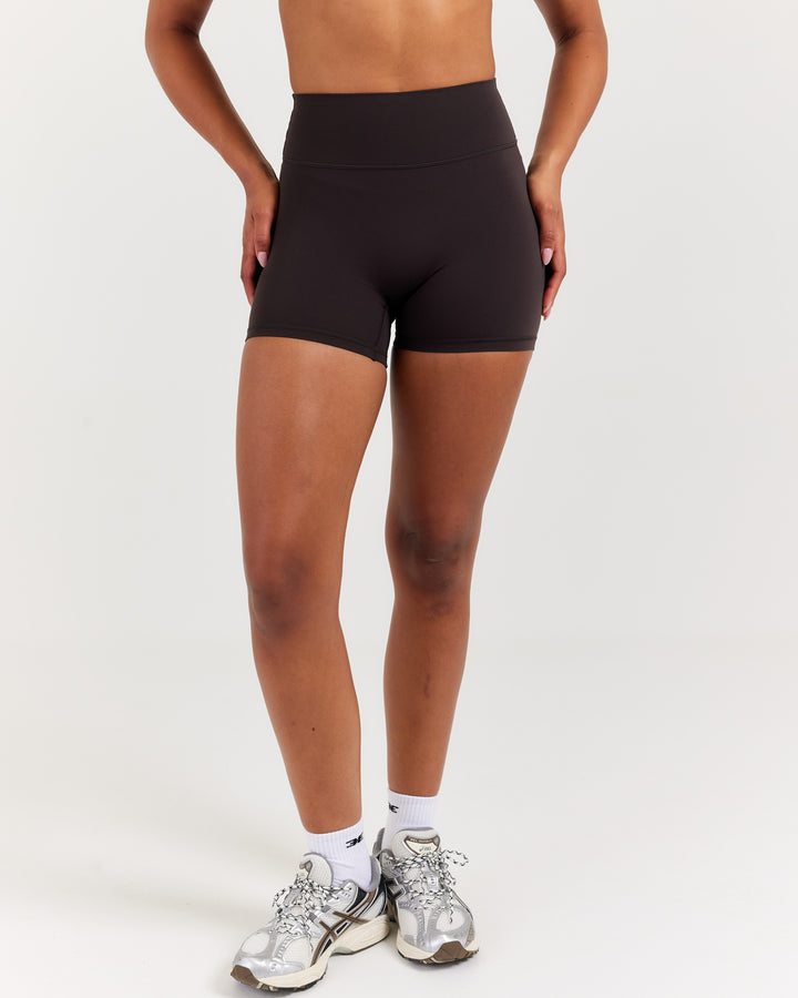 Soléa Mini Shorts - Coffee Bean