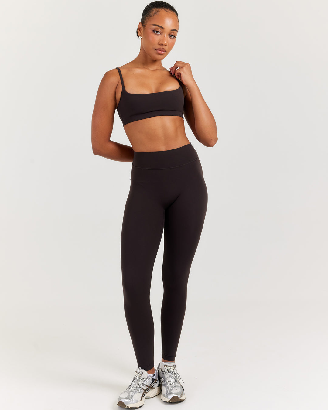 Soléa Invisible Scrunch Leggings - Coffee Bean