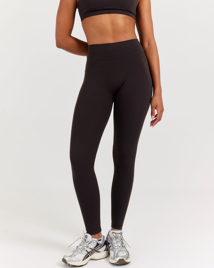 Soléa Invisible Scrunch Leggings - Coffee Bean