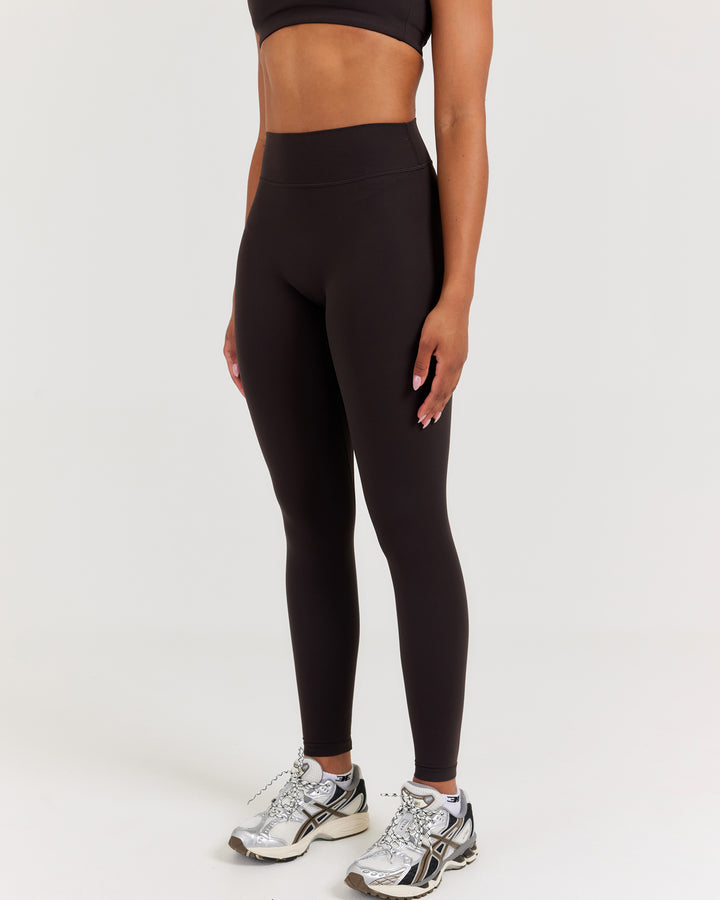 Soléa Invisible Scrunch Leggings - Coffee Bean