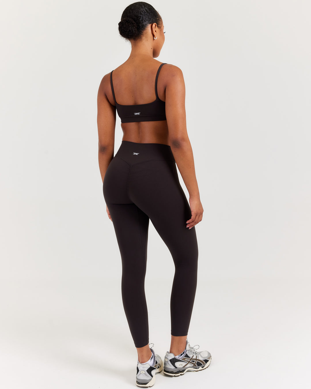 Soléa Petite Invisible Scrunch Leggings - Coffee Bean