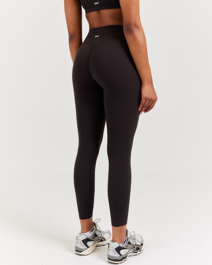Soléa Petite Invisible Scrunch Leggings - Coffee Bean