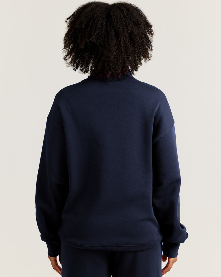Omni Unisex 1/4 Zip - Navy
