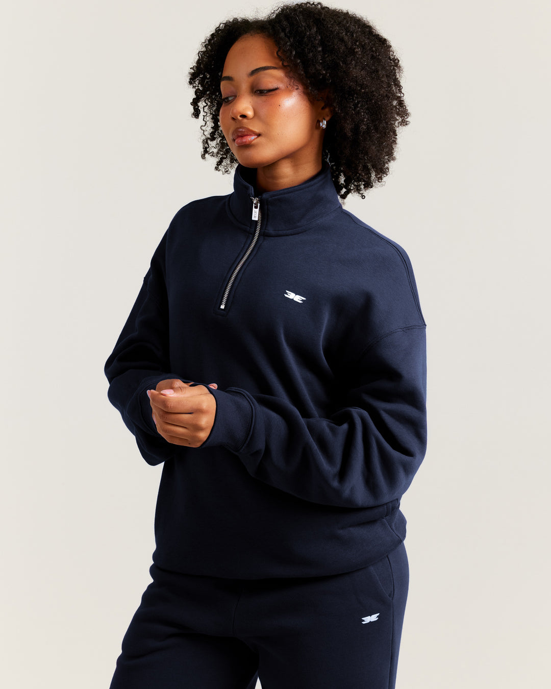 Omni Unisex 1/4 Zip - Navy