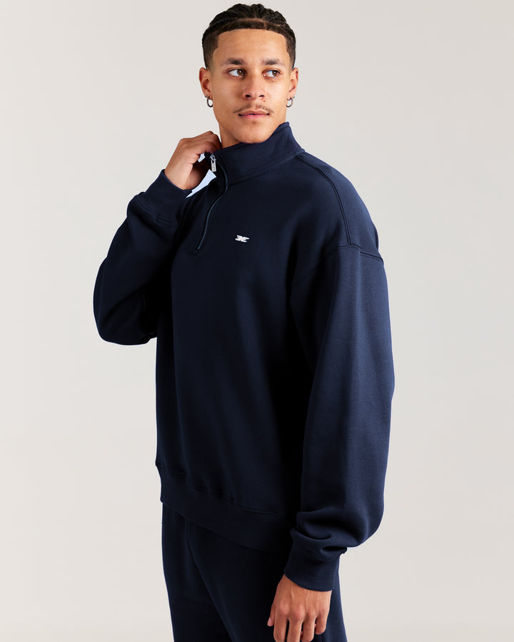 Omni Unisex 1/4 Zip - Navy