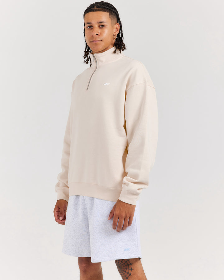 Omni Unisex 1/4 Zip - Bone