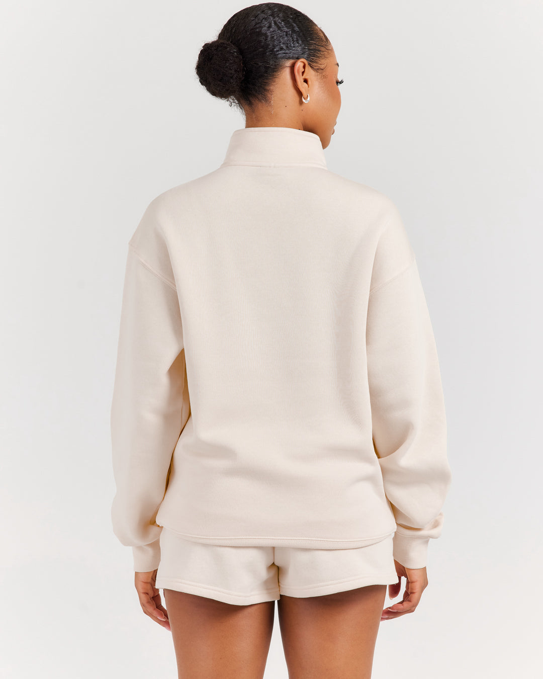 Omni Unisex 1/4 Zip - Bone