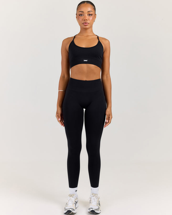 Elite Seamless Leggings V2 - Black