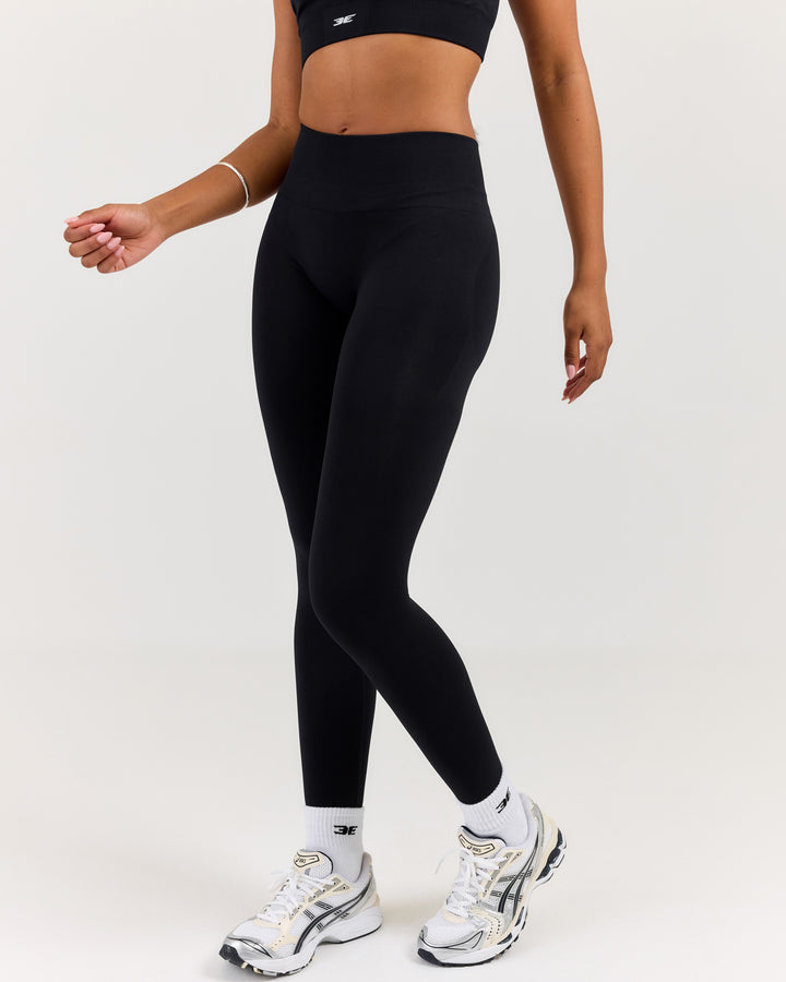 Elite Seamless Leggings V2 - Black