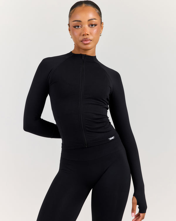 Elite Seamless Jacket V2 - Black