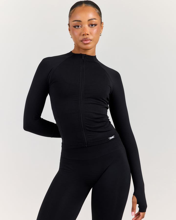 Elite Seamless Jacket V2 - Black