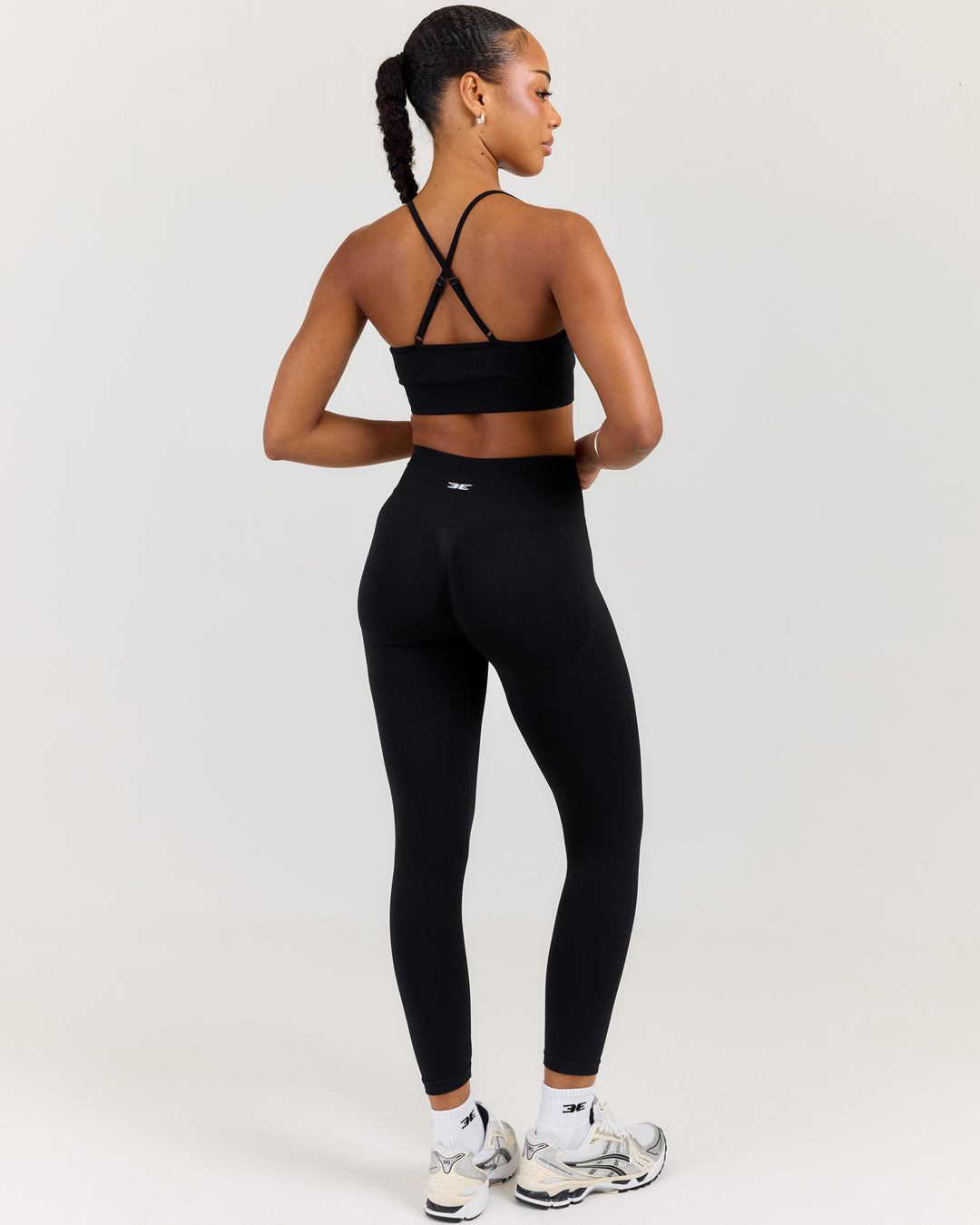 7/8 Elite Seamless Leggings V2 - Black