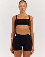 Elite Seamless Scoop Bra - Black