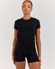 Elite Seamless Everyday Tee - Black