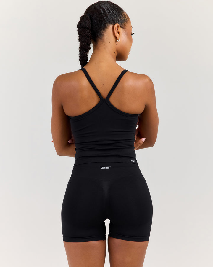 Elite Seamless Singlet - Black