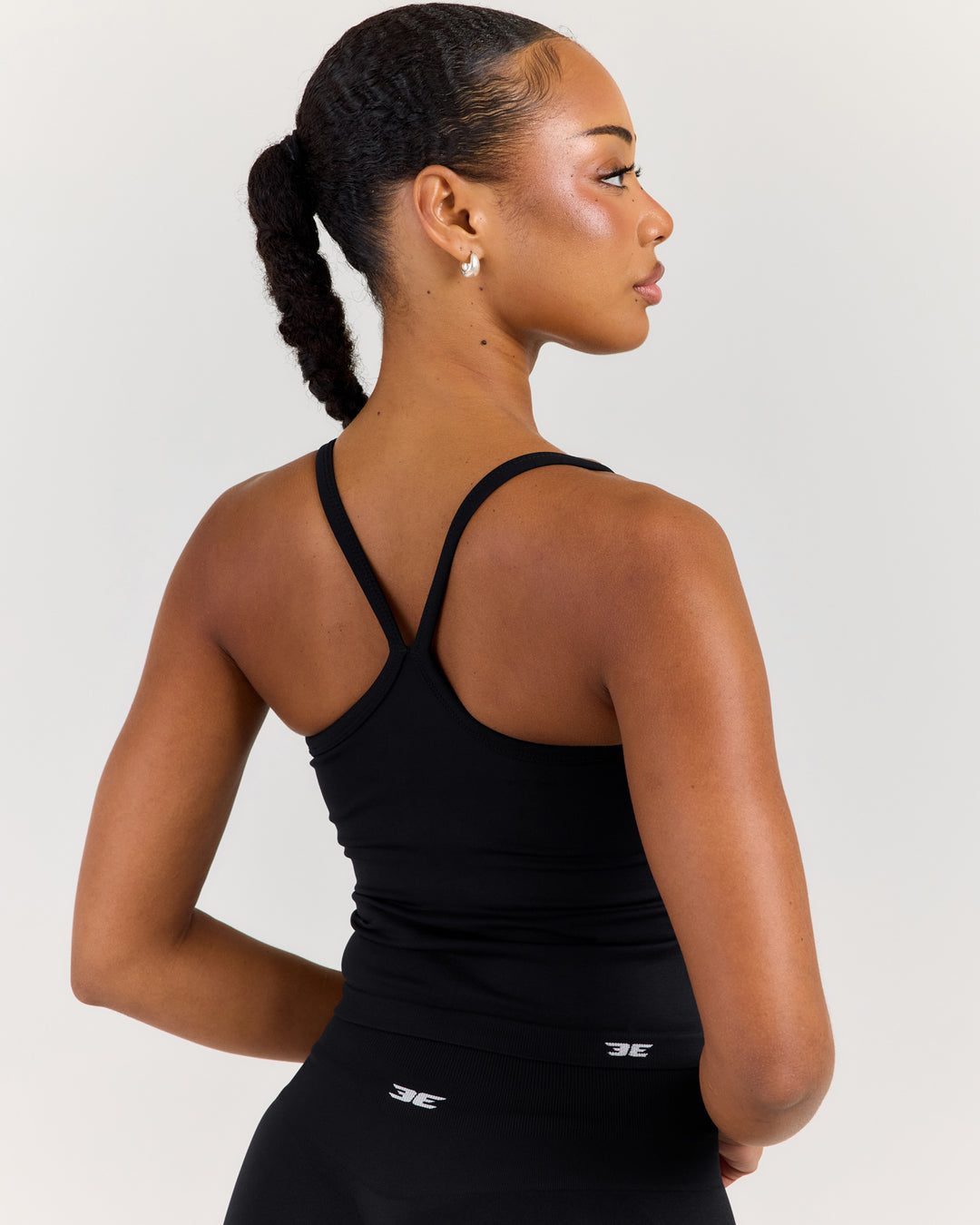 Elite Seamless Singlet - Black