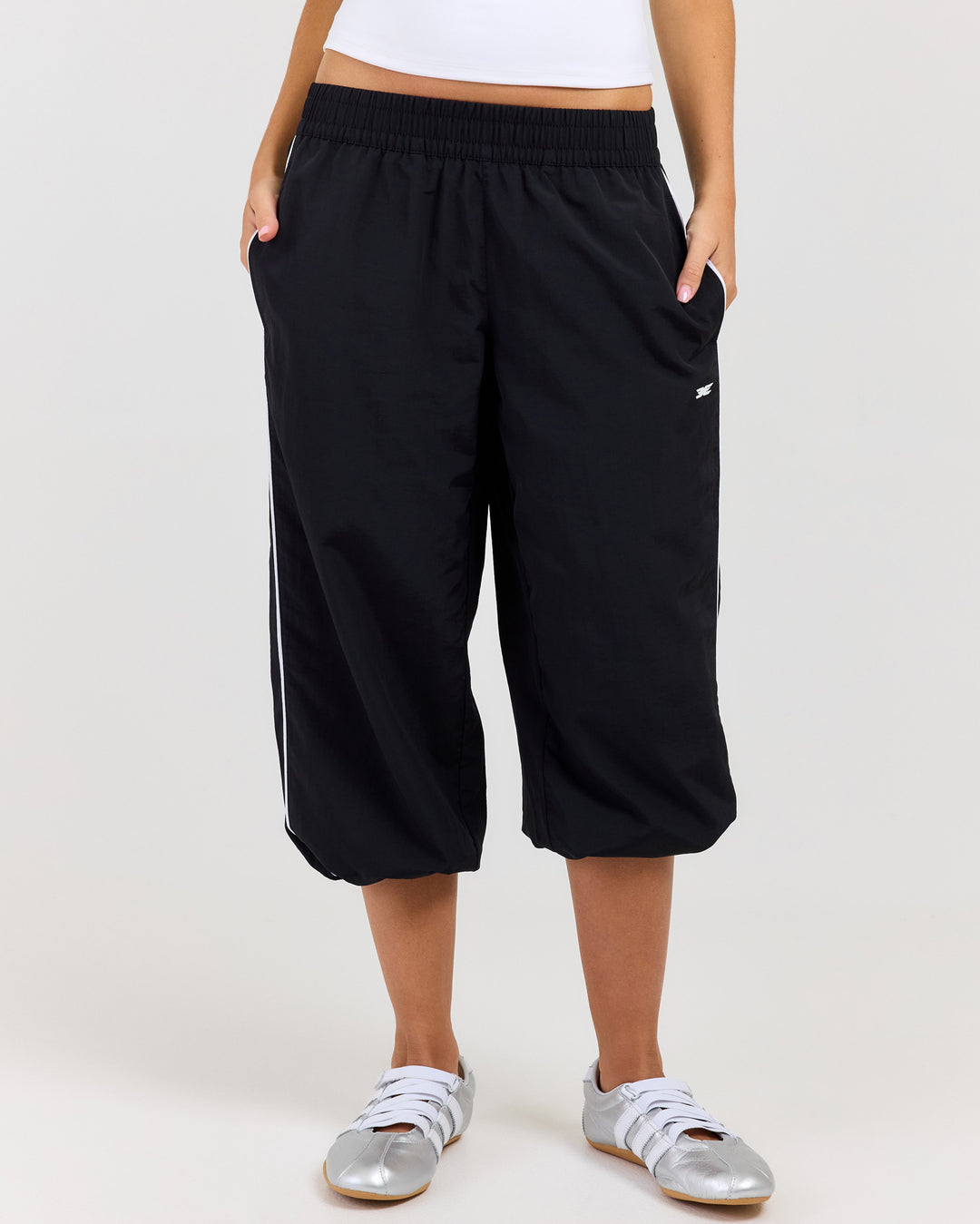 EE Spray Capri Pants - Black/White