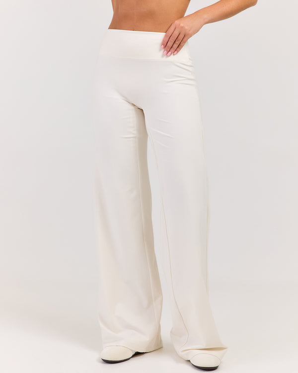Flow Wide Leg Pants - Vanilla