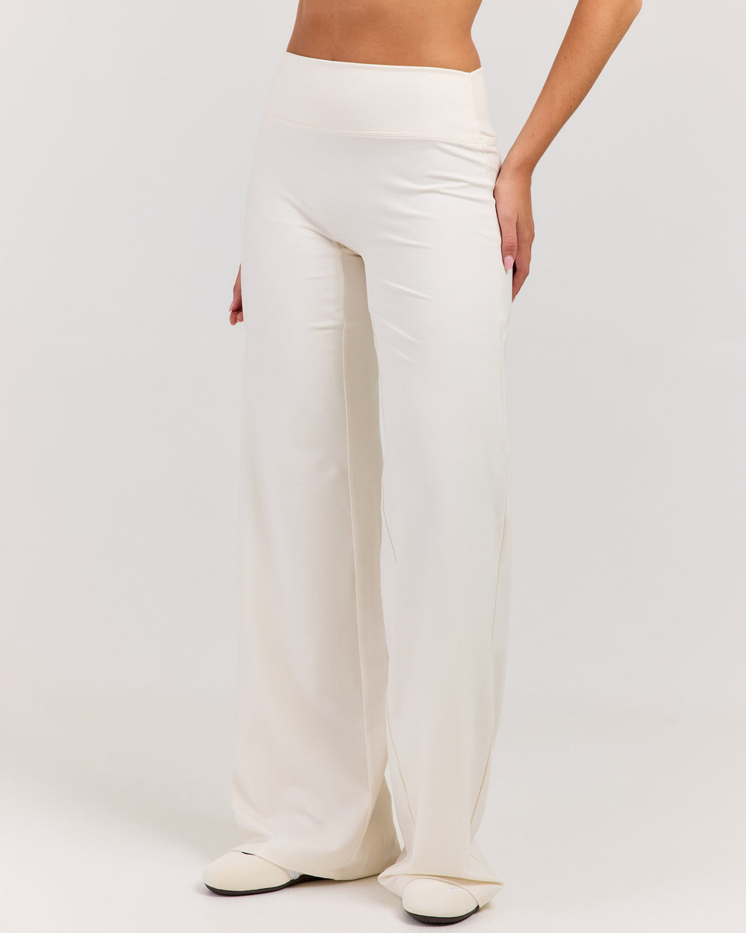 Flow Wide Leg Pants - Vanilla