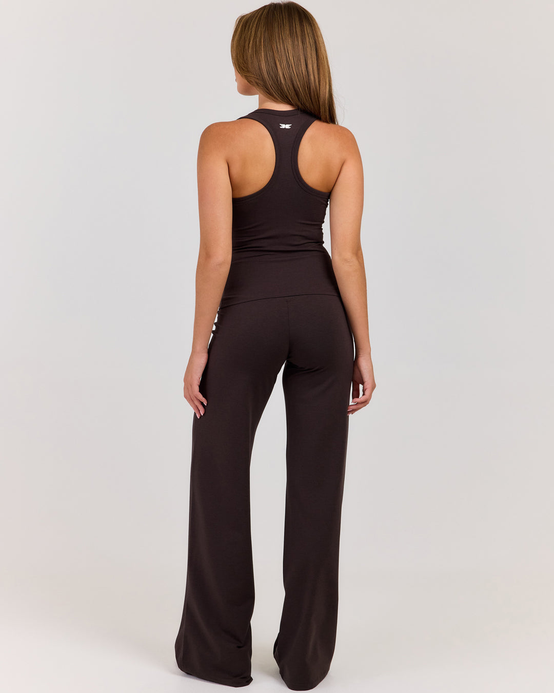 Flow Wide Leg Pants - Coffee Bean