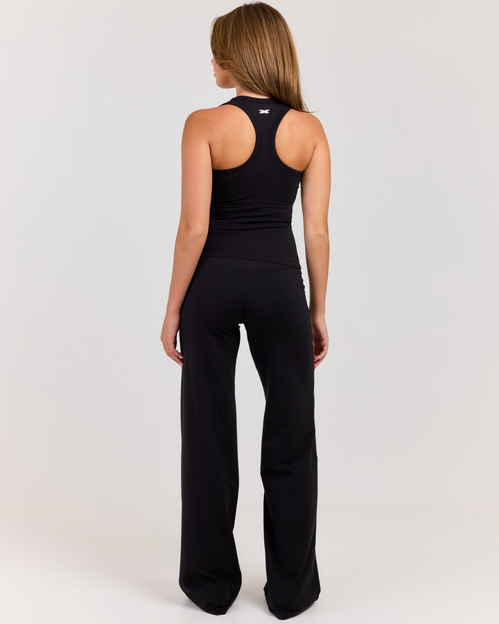 Flow Wide Leg Pants - Black