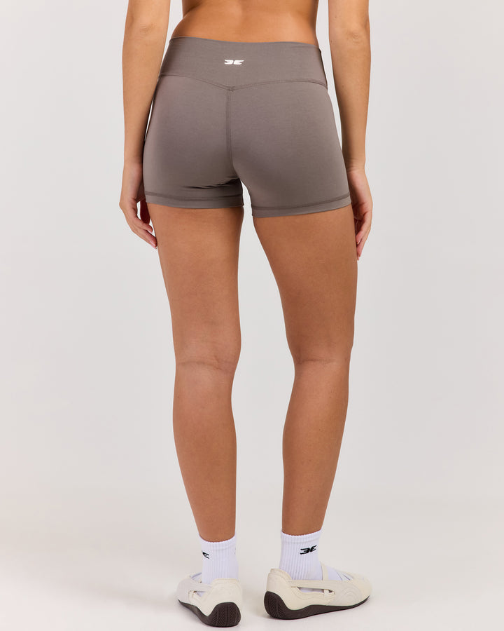 Flow Mini Shorts - Almond Latte