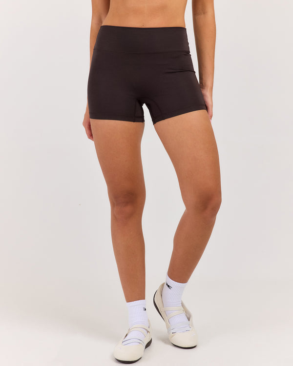 Flow Mini Shorts - Coffee Bean
