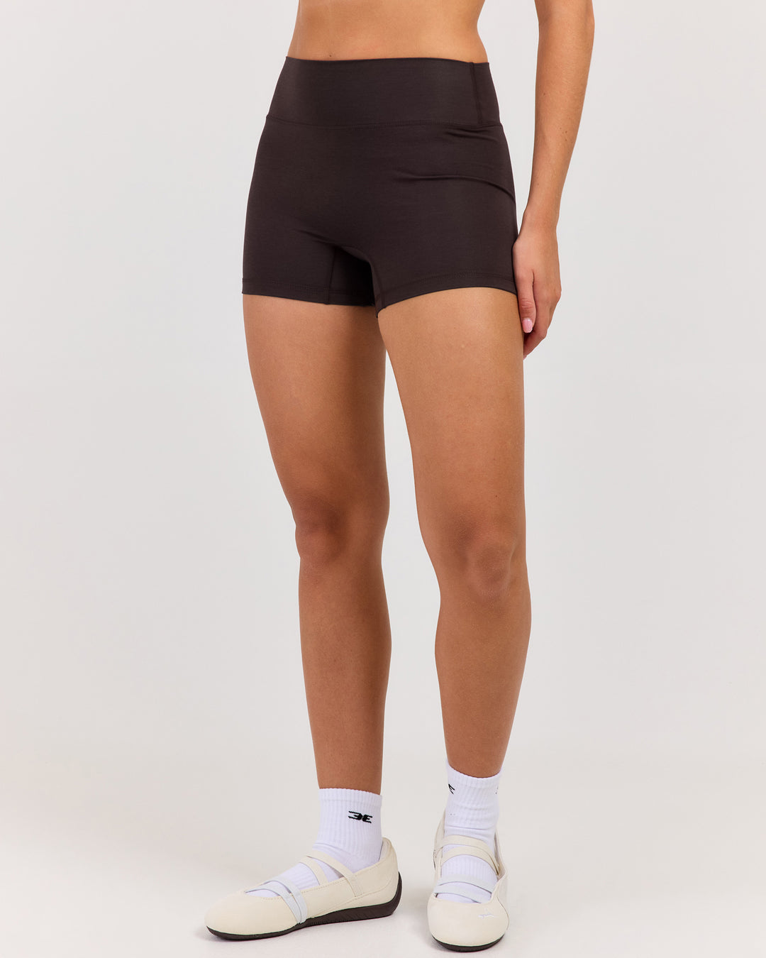 Flow Mini Shorts - Coffee Bean