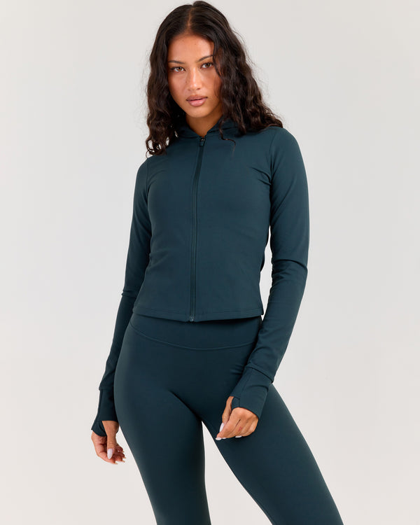 Soléa Hooded Jacket - Dark Teal
